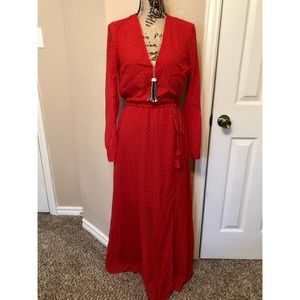 Red Maxi dress